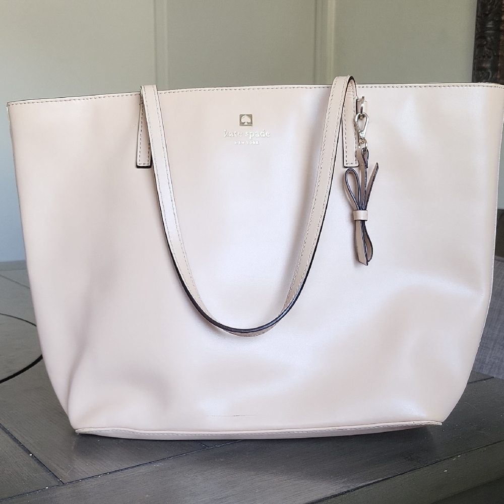 Kate Spade Beige Tote Bag